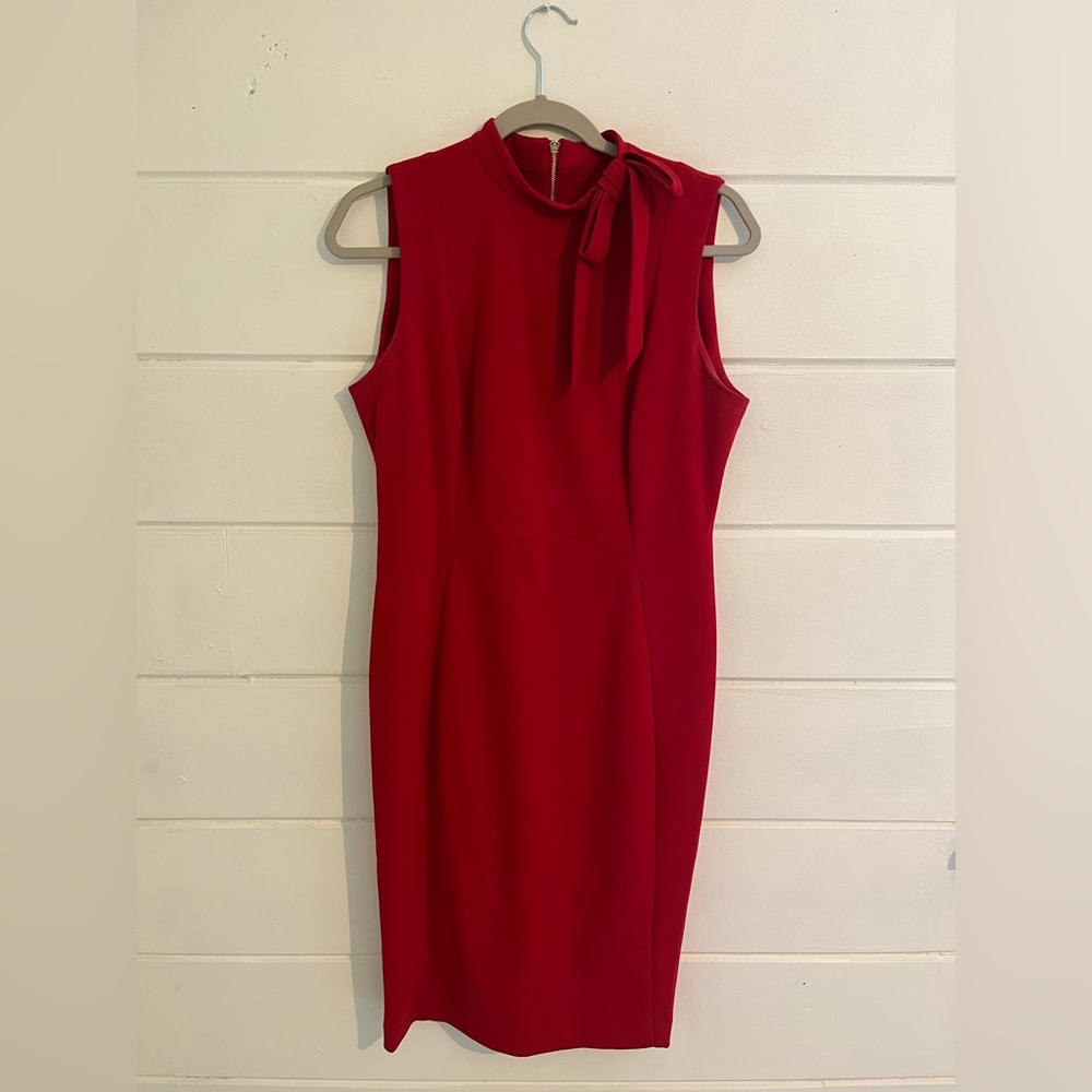Calvin Klein Red Professional Dress